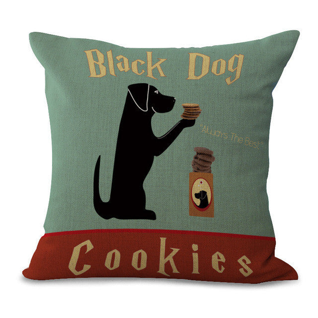 Vintage Dog Pillow Cases