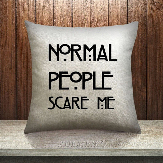 Funy Phrases Pillow Covers